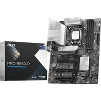 MSI PRO B860-P socket 1851 moederbord zilver, 5Gb-LAN, Sound, ATX