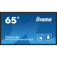 iiyama ProLite TF6539AS-B1AG 64.5" 4K UHD touchscreen monitor Zwart, Touch, HDMI, DisplayPort, LAN, Audio, USB, Android 