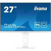 iiyama ProLite XUB2797HSU-W2 27" monitor Wit, 100 Hz, HDMI, DisplayPort, USB, Adaptive Sync