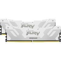 Kingston FURY 64 GB DDR5-6400 Kit werkgeheugen Wit, KF564C32RWK2-64, Renegade XMP