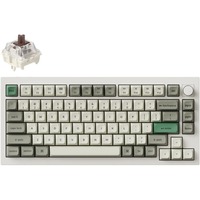 Keychron Q1 Max-P3, toetsenbord Wit, US lay-out, Gateron Jupiter Brown, RGB leds, 75%, KSA double-shot PBT, hot swap, Knob, 2.4GHz | Bluetooth 5.1 | USB-C