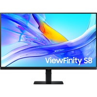 SAMSUNG ViewFinity S8 S80UD LS32D800UAUXEN 32" 4K UHD monitor Zwart, HDMI, DisplayPort, USB-C, USB-A 3.2