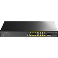 Cudy 16-Port Gigabit PoE+ L2 Managed Switch with 2 SFP Slots Zwart