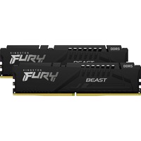 Kingston FURY 16 GB DDR5-5200 Kit werkgeheugen Zwart, KF552C36BBEK2-16, Beast, EXPO