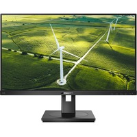 Philips 242B1G 23.8" monitor Zwart, HDMI, DisplayPort, DVI-D, VGA, USB-A, USB-B