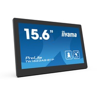 iiyama ProLite TW1623AS-B1P 15.6" Public Display Zwart, Touch, HDMI, Audio, USB, LAN (PoE), Android 13