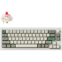 Keychron Q2 Max-P1, toetsenbord Wit, US lay-out, Gateron Jupiter Red, RGB leds, 65%, KSA double-shot PBT, hot swap, Knob, 2.4GHz | Bluetooth 5.1 | USB-C