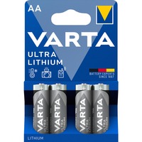 VARTA Lithium AA, 4 stuks batterij 