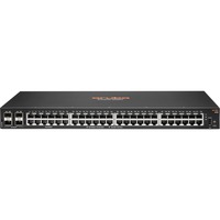 Hewlett Packard Enterprise Aruba CX 6100 48G 4SFP+ switch Zwart, 1U