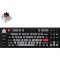 Keychron Q3 Pro-M3, toetsenbord Zwart, US lay-out, Keychron K Pro Brown, RGB leds, 80% (TKL), KSA double-shot PBT, hot swap, Bluetooth 5.1, Knob