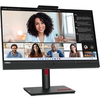 Lenovo ThinkVision T24mv-30 (63D7UAT3EU) 23.8" monitor Zwart, HDMI, DisplayPort, USB-C, Webcam