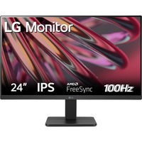 LG 24MR400-B 23.8" monitor Zwart (mat), 1x HDMI, 1x VGA, 100 Hz