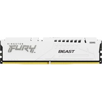 Kingston FURY 32 GB DDR5-6400 werkgeheugen Wit, KF564C32BWE-32, Fury Beast, XMP