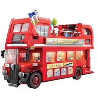 CaDA Building - London Vintage Tour Bus Constructiespeelgoed C59008W