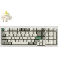 Keychron Q5 Max-P4, toetsenbord Wit, US lay-out, Gateron Jupiter Banana, 96%, RGB leds, KSA double-shot PBT, hot swap, Knob, 2.4GHz | Bluetooth 5.1 | USB-C