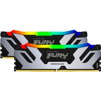 Kingston FURY 64 GB DDR5-6400 Kit werkgeheugen Zwart, KF564C32RSAK2-64, Renegade RGB XMP