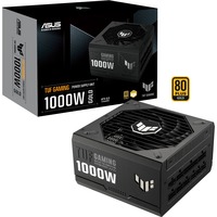 ASUS TUF Gaming 1000W Gold voeding  Zwart, 4x PCIe, 1x 12VHPWR, Full kabelmanagement