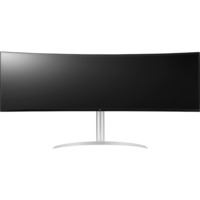 LG UltraWide 49WQ95C-W 49" Curved monitor Wit, 2x HDMI, 1x DisplayPort, 3x USB-A, 1x USB-C, 144 Hz