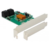 DeLOCK 4-poorts SATA PCIe-kaart adapter 