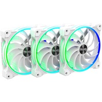 Alpenföhn Wing Boost 3 case fan Wit, 3 stuks, 4-pins PWM fan-connector