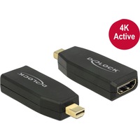 DeLOCK mini-DisplayPort naar HDMI 4K adapter Zwart