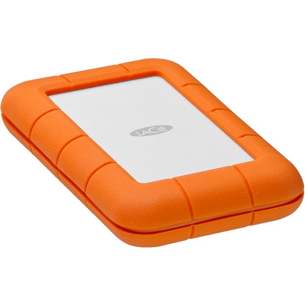 LaCie Rugged SECURE 2 TB Externe Harde Schijf Wit Oranje STFR2000403 USB C